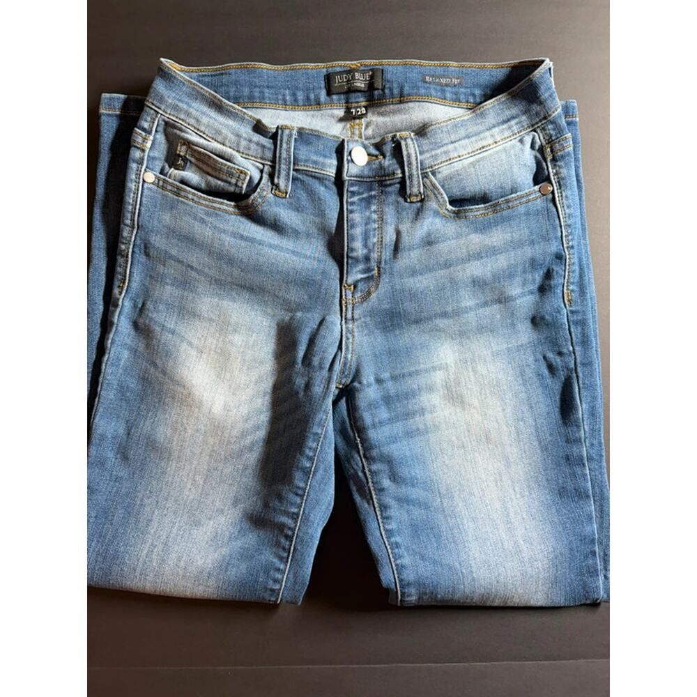 Judy Blue Women’s Size 7/28 Mid Rise Skinny Stretch Jeans JB84103MD